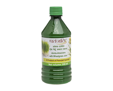 Patanjali Amla-Aloevera with Wheatgrass Juice