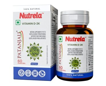 Patanjali Nutrela Vit D2k Natural Tab Vanilla